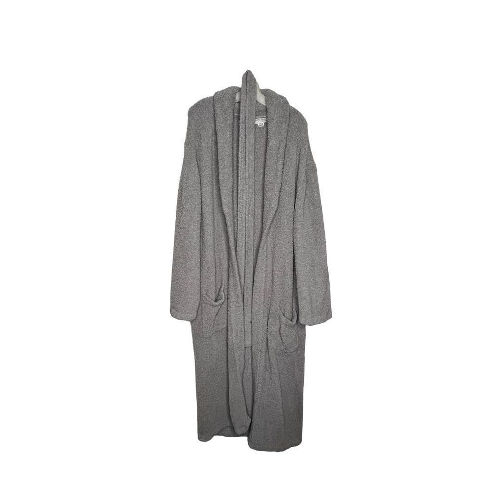 Barefoot Dreams Gray Long Wrap Cozy Robe